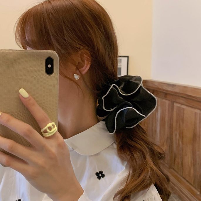 シュシュ レディース キッズ ガールズ ヘアアクセサリー シフォン 商品画像3