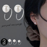 フープピアス レディース サークル リングタイプ 女性用 アクセサリー 1粒 大粒 6mm 7mm 5mm シンプル 高見え 高級感 耳飾り キャッチ不要 おしゃれ かわいい 大人可愛い プレゼント 婦人 カジュアル 普段使い 誕生日 プレゼント ギフト 贈り物 記念日 お出かけ 婦人用 ファッション小物