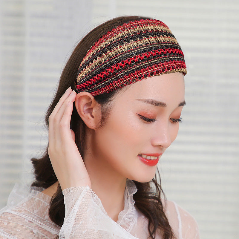 カチューシャ ヘアバンド レディース ヘアアクセサリー カラフル エスニック 商品画像3