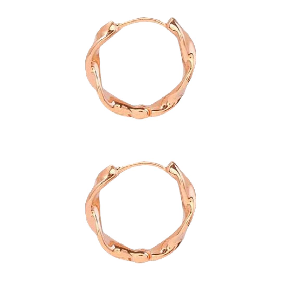 リングピアス フープピアス レディース 女性 アクセサリー ファッション雑貨 ローズゴールド バリエーション画像