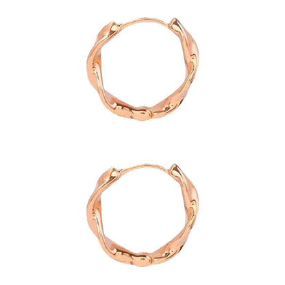 リングピアス フープピアス レディース 女性 アクセサリー ファッション雑貨 ローズゴールド バリエーション画像