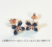 ピアス スタッドピアス レディース 女性 アクセサリー 小ぶり 小さめ 四葉 クローバー お洒落 可愛い ファッション小物 ギフト プレゼント クリスマス ホワイトデー 誕生日 母の日 ブラック 黒 大人