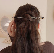 かんざし 簪 一本挿し レディース ヘアアクセサリー 髪飾り 髪留め ヘアピン 和装 洋装 着物 浴衣 マーブル模様 おしゃれ 可愛い