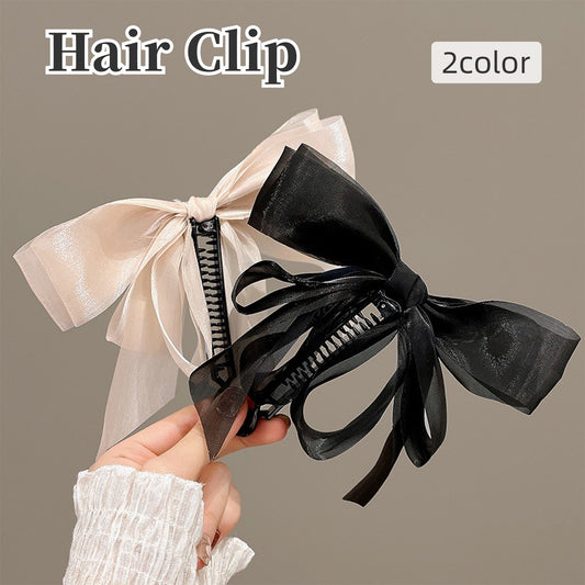 ヘアクリップ バナナクリップ ヘアアクセサリー リボン 女性 レディース 商品画像