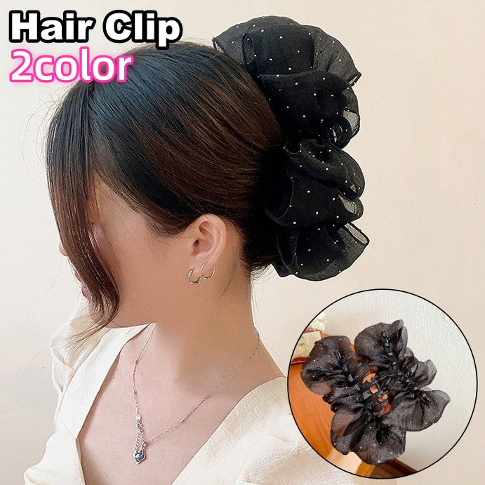 ヘアクリップ バンスクリップ レディース 女性 ヘアアクセサリー リボン 商品画像