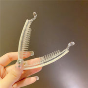 ヘアクリップ バナナクリップ レディース 女性 ヘアアクセサリー 髪留め 髪飾り キラキラ ヒョウ柄 おしゃれ かわいい ファッション小物 婦人用 上品 まとめ髪