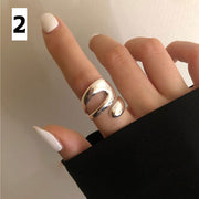 指輪 オープンリング レディース 女性 アクセサリー ファッションリング ロール ツイスト シンプル おしゃれ かわいい ファッション雑貨 プレゼント