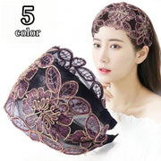 カチューシャ レディース 女性 ヘアバンド ヘッドバンド 幅広 ワイド レース 刺繍 花 ヘアアクセサリー ヘッドアクセサリー 髪飾り 大人かわいい