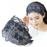 カチューシャ レディース 女性 ヘアバンド ヘッドバンド 幅広 ワイド レース 刺繍 花 ヘアアクセサリー ヘッドアクセサリー 髪飾り 大人かわいい