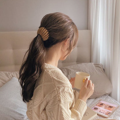 ヘアクリップ ポニーリング お団子 ポニーテール ヘアリング ヘアアクセサリー 商品画像4