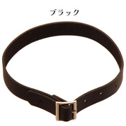 チョーカー 首飾り ネックレス レディース 女性 婦人 アクセサリー レザー調 フェイクレザー 無地 単色 シンプル 首輪風 ベルト風