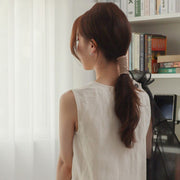 ワイヤーポニー ヘアワイヤー アレンジワイヤー 巻きつけ レディース 女性用 ヘアアクセサリー 髪飾り まとめ髪 髪留め ヘアアレンジ レザー調 カジュアル おしゃれ