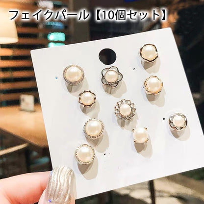 ブローチ タックピン 10個セット ピンズ ラペルピン レディース 商品画像3