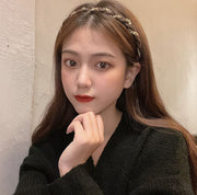 カチューシャ レディース ヘアアクセサリー 髪飾り 髪留め ヘアアレンジ 三つ編み チェーン 細め 女性用 婦人用 可愛い おしゃれ お出かけシーン 普段使い デイリー