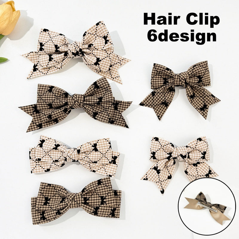 ヘアクリップ リボン 単品 レディース 女性 ヘアアクセサリー 髪留め 髪飾り 大きめ 存在感 ヘアアレンジ まとめ髪 可愛い シンプル 婦人用 ファッション小物