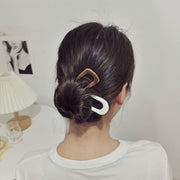 かんざし 簪 U字 レディース ヘアアクセサリー ヘアコーム 髪飾り ヘアアレンジ まとめ髪 挿すだけ 簡単 シンプル 女性用 婦人用 ロングヘア セミロング おしゃれ 浴衣 和装