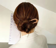 かんざし 簪 U字 レディース ヘアアクセサリー ヘアコーム 髪飾り ヘアアレンジ まとめ髪 挿すだけ 簡単 シンプル 女性用 婦人用 ロングヘア セミロング おしゃれ 浴衣 和装