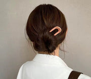 かんざし 簪 U字 レディース ヘアアクセサリー ヘアコーム 髪飾り ヘアアレンジ まとめ髪 挿すだけ 簡単 シンプル 女性用 婦人用 ロングヘア セミロング おしゃれ 浴衣 和装