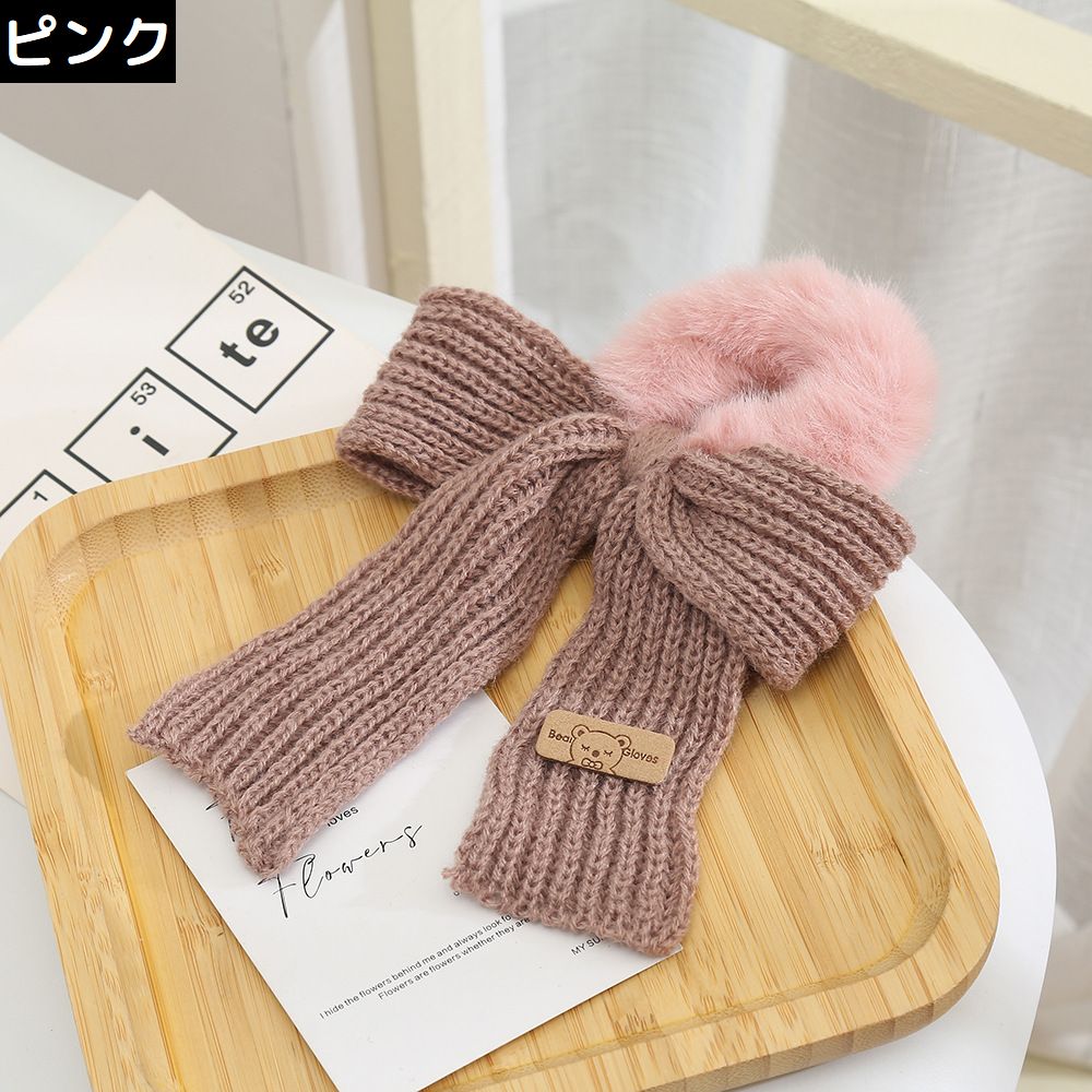 ヘアゴム リボン リングゴム ニット シュシュ レディース 商品画像3