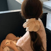 シュシュ ヘアゴム 髪ゴム レディース 大きめ 大ぶり ヘアアクセサリー 髪留め 髪飾り 無地 光沢 可愛い おしゃれ きれいめ 上品 まとめ髪 ヘアアレンジ