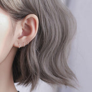 フープピアス リングピアス アクセサリー レディース 女性用 ファッション小物 シルバー 耳たぶ 耳軟骨 輪っか サークル ボール 重ね付け風 おしゃれ かわいい プレゼント ギフト 誕生日 記念日