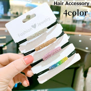 ヘアゴム リングゴム レディース 大人 ヘアアクセサリー ラインストーン ビジュー 髪飾り 髪留め ヘアアレンジ まとめ髪 輪ゴム おしゃれ お洒落 普段使い デイリー 女性 婦人 彼女 妻 友達 ギフト 贈り物 母の日 敬老の日 ホワイトデー