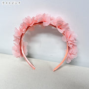 カチューシャ キッズ 子供用 子ども用 女の子 ヘアアクセサリー ファッション雑貨 フラワー お花 ポップ カジュアル フェミニン ガーリー キュート おしゃれ パーティ コスプレ小物 仮装