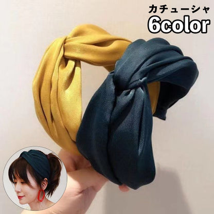 カチューシャ 幅広 レディース 女性用 ヘアアクセサリー ワイド 商品画像