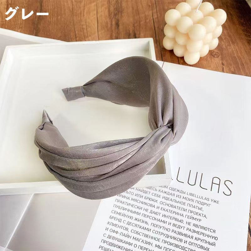 カチューシャ 幅広 レディース 女性用 ヘアアクセサリー ワイド 商品画像4
