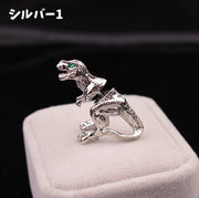 ピアス バックキャッチピアス レディース 単品 片耳用 メンズ 男女兼用 アクセサリー シルバーカラー ゴールドカラー 黒 恐竜 かっこいい 個性的 おしゃれ ギフト 記念日 誕生日 プレゼント 贈り物 ファッション小物 女性用 男性用 銀色 金色