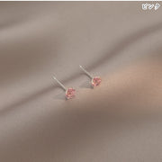 スタッドピアス レディース 女性 メンズ 男性 ユニセックス 男女兼用 お揃い ペアルック アクセサリー ファッション雑貨 ラウンド 丸形 小型 小さめ 控えめ ラインストーン レッド ブラック ブルー グリーン シルバーカラー シンプル カジュアル 可愛い キュート クール かっこいい フォーマル プレゼント ギフト
