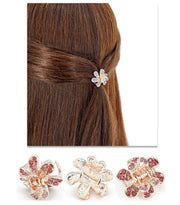 ヘアクリップ ミニバンスクリップ 単品 1個 ヘアアクセサリー レディース キラキラ 華やか フラワー 小花 髪留め 髪飾り ヘアアレンジ 前髪 大人可愛い お出かけ デイリー おしゃれ かわいい ギフト プレゼント 贈り物 女性用