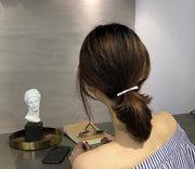 ヘアゴム 髪留め 髪飾り ヘアアクセサリー レディース 女性 ヘアアレンジ まとめ髪 バー ゴム シンプル 上品 おしゃれ かわいい ファッション小物