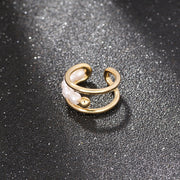 イヤーカフ 片耳用 レディース アクセサリー イヤリング イヤカフ ノンホールピアス イヤークリップ 痛くない フェイクパール