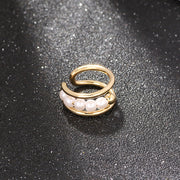 イヤーカフ 片耳用 レディース アクセサリー イヤリング イヤカフ ノンホールピアス イヤークリップ 痛くない フェイクパール