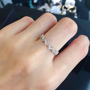 指輪 リング メンズ 男性 アクセサリー ギザギザ キラキラ ラインストーン 贈り物 ギフト プレゼント かっこいい おしゃれ