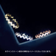 指輪 リング メンズ 男性 アクセサリー ギザギザ キラキラ ラインストーン 贈り物 ギフト プレゼント かっこいい おしゃれ