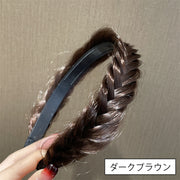 三つ編みカチューシャ ヘアアクセサリー レディース みつあみ 編み込み風 ヘアアレンジ 髪飾り ヘッドアクセ おしゃれ かわいい 上品 ボリュームアップ 自然 簡単 お出かけ カジュアル デイリー 普段使い 結婚式 パーティー 女性用 婦人用 ファッション小物