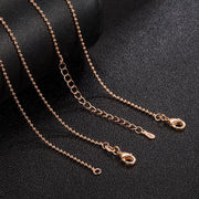 ネックレスチェーン チェーンのみ ボールチェーン レディース メンズ アクセサリー ゴールドカラー チェーン単品 ローズゴールド 45cm 40cm エレガント 上品 高見え 高級感 大人 シンプル カジュアル おしゃれ 定番 ベーシック 普段使い 贈り物 プレゼント プチギフト
