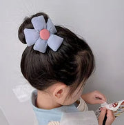 お団子メーカー 子供 キッズ 女の子 ヘアアクセサリー 髪飾り 花 フラワー シニヨン ヘアアレンジ まとめ髪 簡単 ワイヤー入り