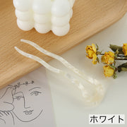 かんざし Uピン ヘアアクセサリー 簪 ヘアピン レディース ヘアアレンジ まとめ髪 マーブル模様 べっ甲柄 べっこう風 和装 洋装 ヘアアクセント お団子 アップ 髪飾り