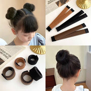 お団子メーカー シニヨンメーカー キッズ 女の子 子供 レディース 女性 ファッション小物 ヘアアクセサリー ワイヤーポニー まとめ髪 髪留め リボン かわいい おしゃれ ヘアアレンジ