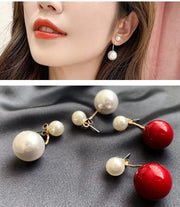 ピアス バックキャッチ レディース アクセサリー フェイクパール ゆれる かわいい おしゃれ チェーン 女性用 ギフト プレゼント 耳飾り