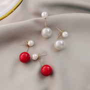 ピアス バックキャッチ レディース アクセサリー フェイクパール ゆれる かわいい おしゃれ チェーン 女性用 ギフト プレゼント 耳飾り