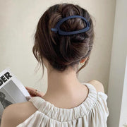 ヘアクリップ 同色2個セット レディース 女性用 ポニーテールヘアピン ヘアアクセサリー 髪留め まとめ髪 ヘアアレンジ 軽量 シンプル 無地 おしゃれ かわいい シック アップスタイル
