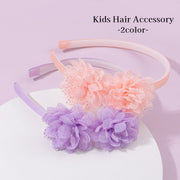 カチューシャ 女の子 子供用 キッズ ヘアアクセサリー 髪留め 髪飾り 花 フラワー まとめ髪 ヘアアレンジ かわいい おしゃれ
