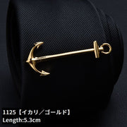 ネクタイピン タイクリップ タイバー メンズ アクセサリー ワニ口式 カジュアル おしゃれ ユニーク プレゼント ギフト 父の日