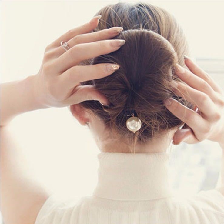 おだんごメーカー シニヨンメーカー 女性用 婦人用 ヘアアクセサリー お団子 商品画像3