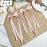 ヘアクリップ 同色2個セット レディース 女性 ヘアアクセサリー 髪留め 髪飾り りぼん リボン 存在感 ヘアアレンジ まとめ髪 かわいい きれいめ 婦人用 ファッション小物