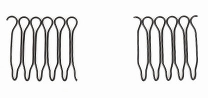 ヘアコーム レディース 女性 コーム 2個入り 1個入り A【3cm／2個入】 バリエーション画像